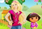 Barbie ve Dora Oyunu